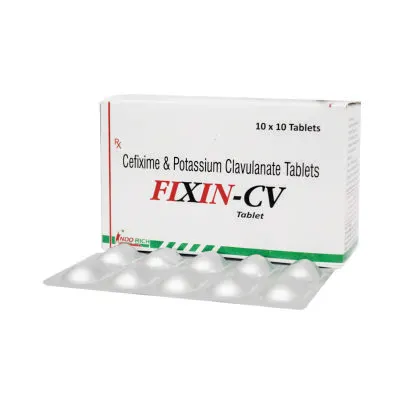 CEFIXIME TRIHYDRATE 200 MG & CLAVULANIC ACID 125 MG (ALU ALU) (FIXIN-CV)